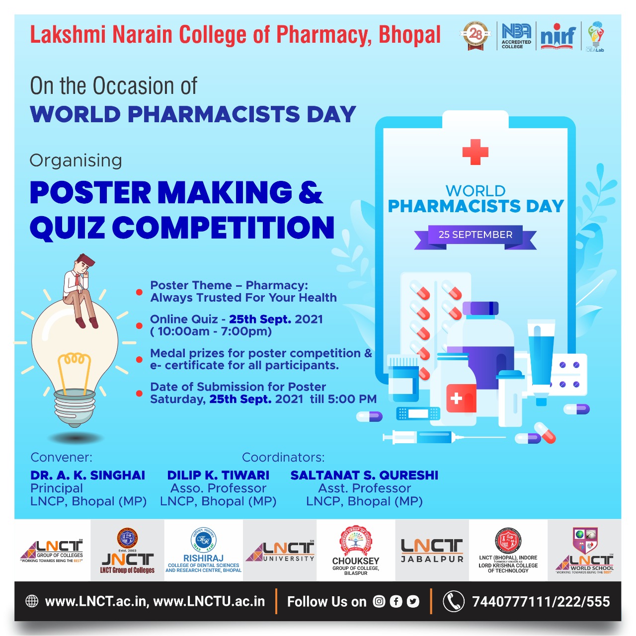 Poster Making & Quiz Competition LNCT Group