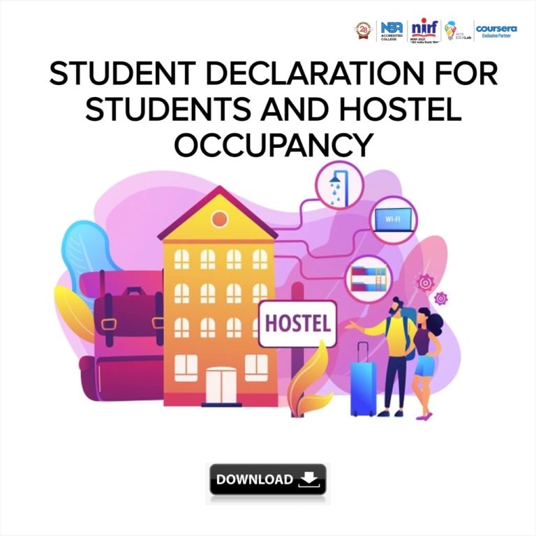 Student Declaration For Students And Hostel Occupancy | LNCT Group