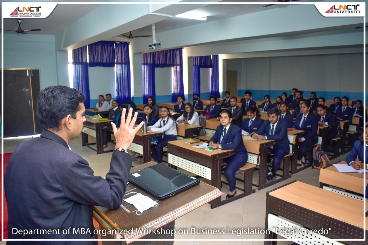 Workshop on Business Legislation | Legal Coredo by Department of MBA 1
