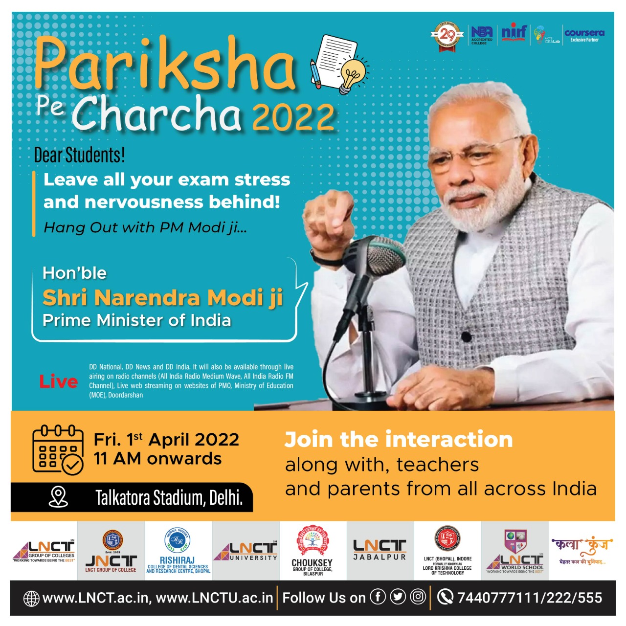 Pariksha Pe Charcha 2022 | LNCT Group