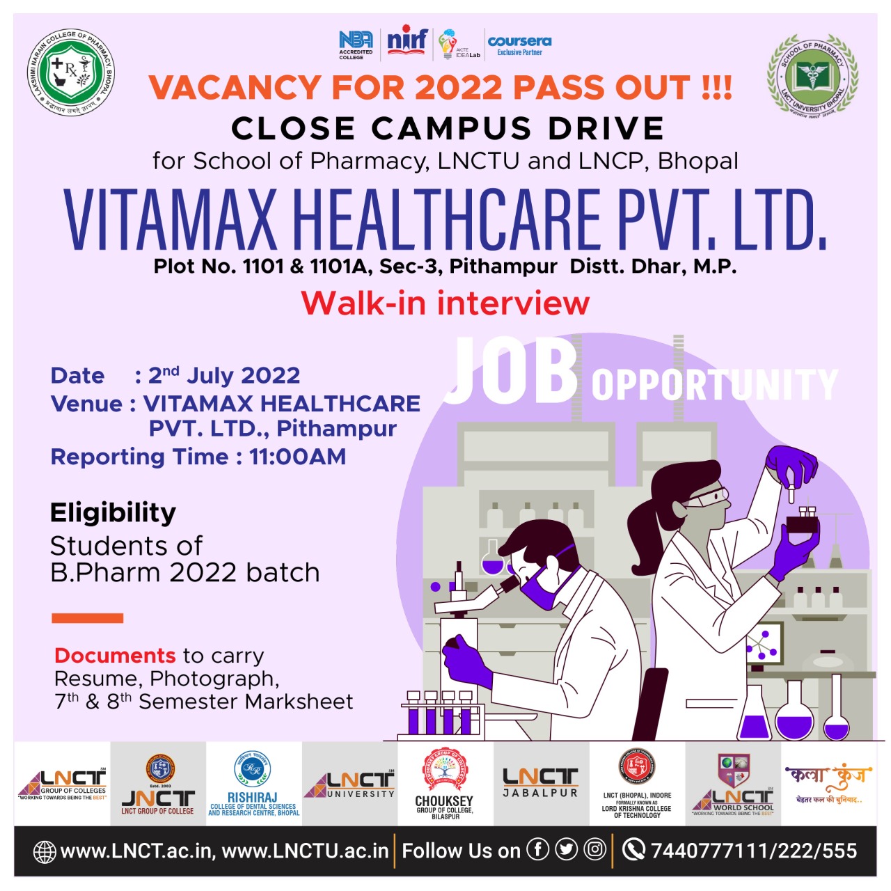 Close Campus Drive By Vitamax Healthcare Pvt Ltd | LNCT Group