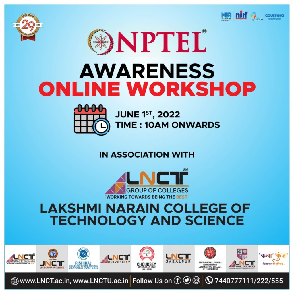 NPTEL Awareness online Workshop 5