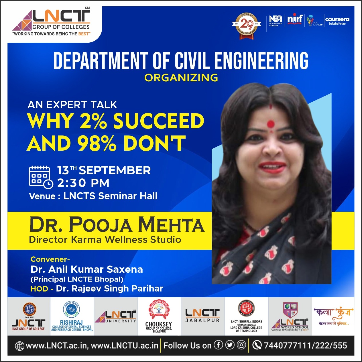 An Expert Talk With Dr.Pooja Mehta | LNCT Group