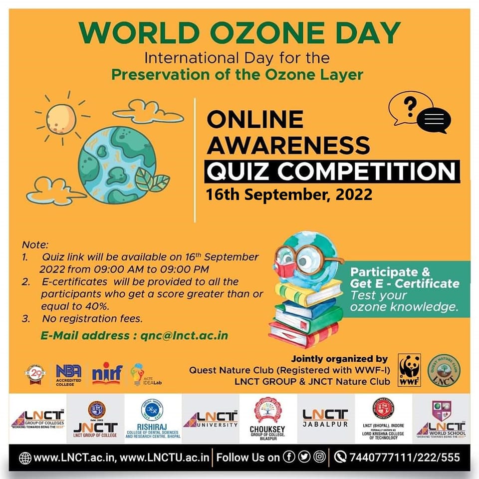 Organizing a National Level E - Quiz on OZONE 7