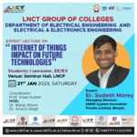 Expert lecture on Title Internet of Things impact on future technologies 6