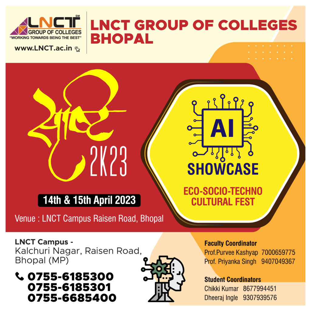 LNCTU CS & AIML is organizing an AI Showcase 18