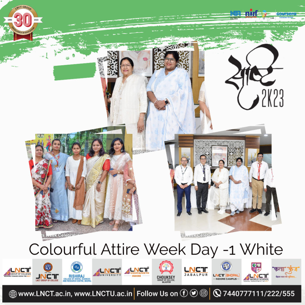 Srishti 2k23's Colourful Attire Week - Day 1 White 7
