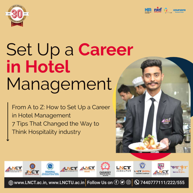 Career In Hotel Management- A Complete 8 Step-by-Step Guide | LNCT Group