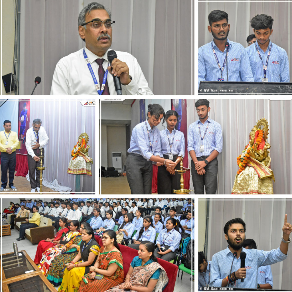 LNCT Group's Management and Commerce Department celebrated Hindi Diwas by organizing a seminar 3