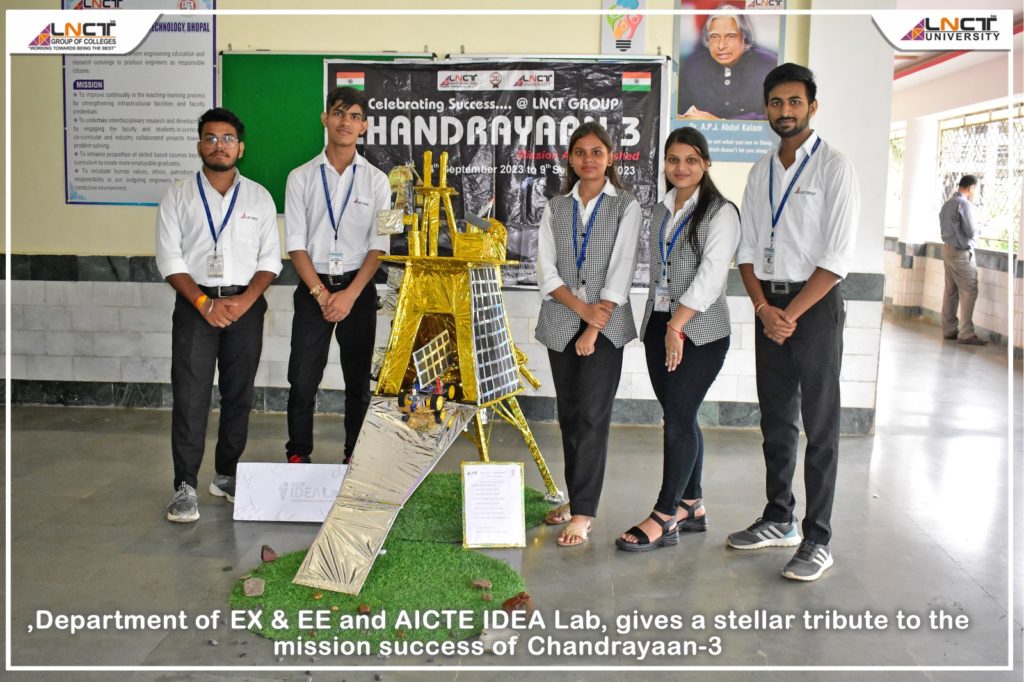 EX & EE and AICTE IDEA Lab gives a stellar tribute to the mission success of Chandrayaan-3 1
