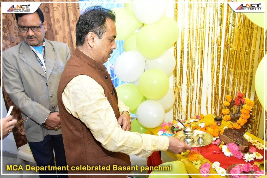 MCA Department celebrating Basant Panchami 2024 3