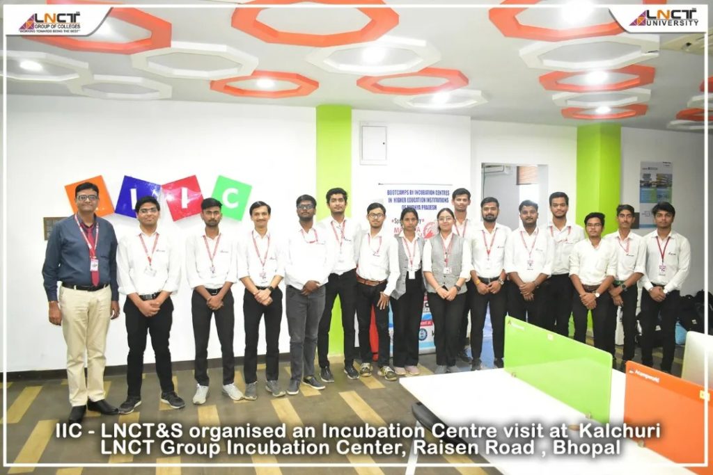 IIC - LNCT&S organized Incubation Centre visit at Kalchuri LNCT Group Incubation Center 9