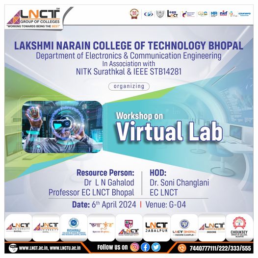 NITK Surathkal & IEEE STB14281 is organizing a workshop on Virtual Lab 11