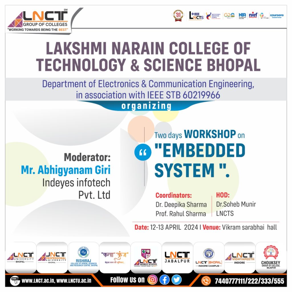 Two-day workshop on Embedded Systems 2