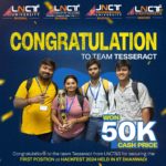 Team Tesseract from LNCT&S for clinching the top spot at Hackfest 2024 7