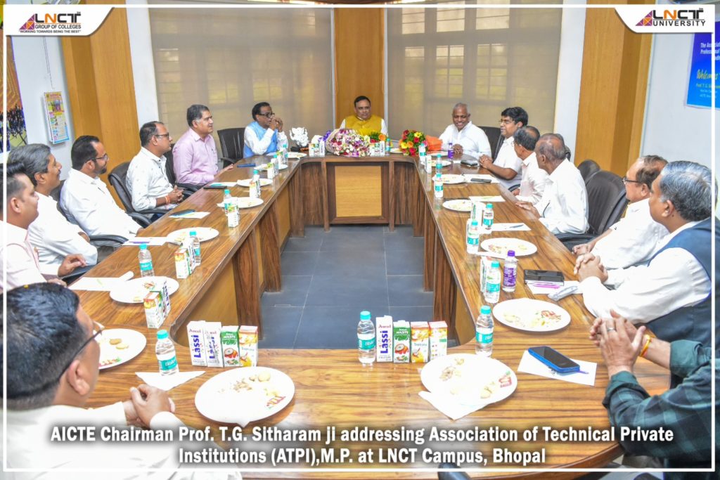AICTE Chairman Prof. T.G. Sitharam's Visit: A Landmark Event for LNCT Group 2
