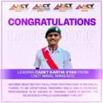 Congratulations to Leading Cadet Kartik Vyas from LNCT Naval Wing NCC 9