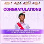 Huge congratulations to Leading Cadet Sanjeevani Chouhan from LNCT Naval Wing NCC 4