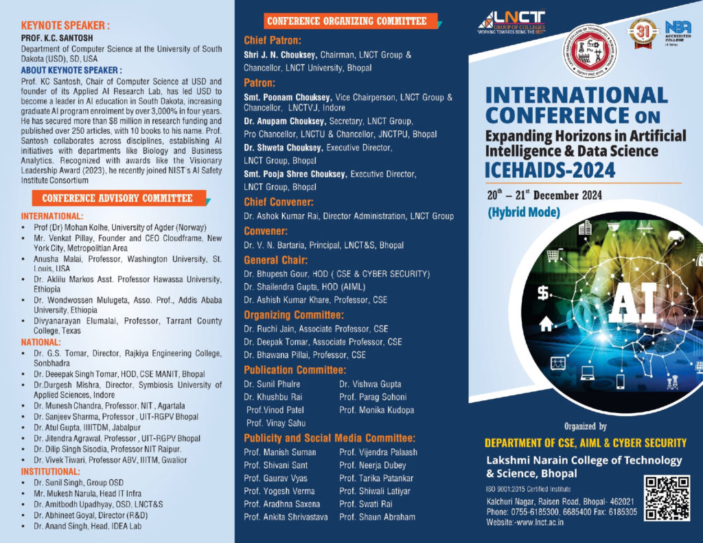 International Conference on Expanding Horizons in Artificial Intelligence & Data Science 7