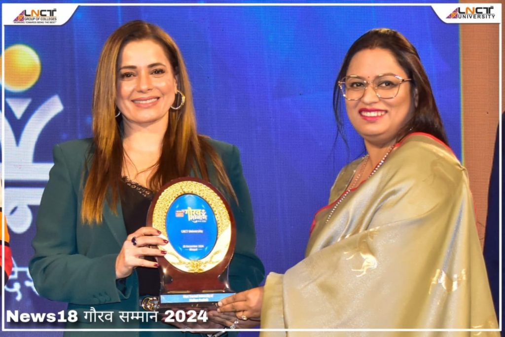 Heartiest congratulations to Dr. Shweta Chouksey, Executive Director – LNCT Group 2