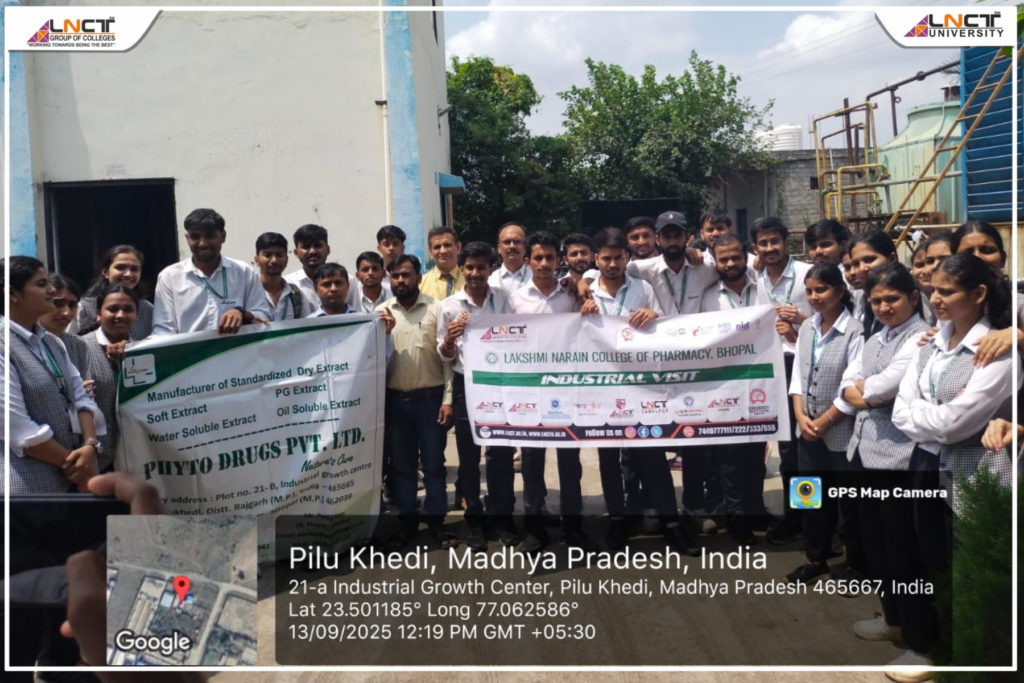 LNCP Bhopal Organizes Industrial Visit to Phyto Drug Pvt. Ltd Pilukhedi for B.Pharmacy Students 17