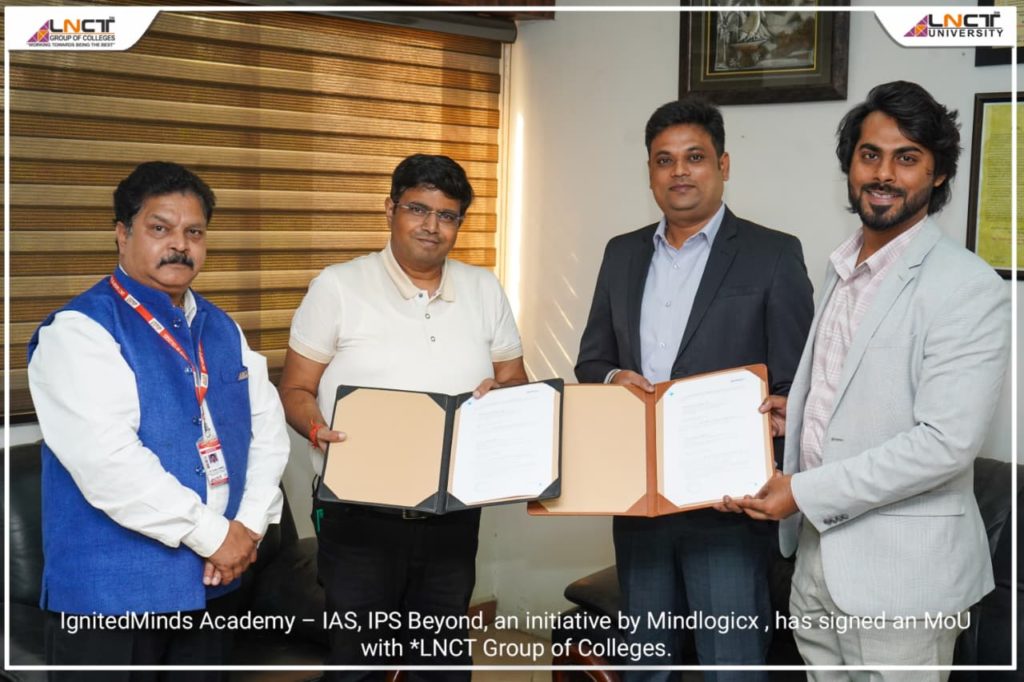 MoU Signed Between LNCT Group and IgnitedMinds Academy 1