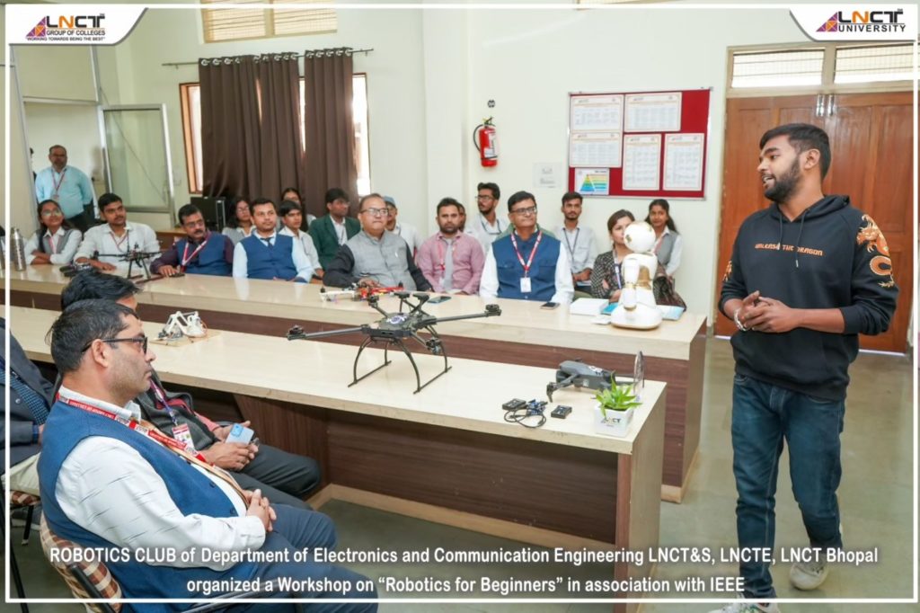 Workshop on Robotics for Beginners Organized by LNCT Group in Association with IEEE 3
