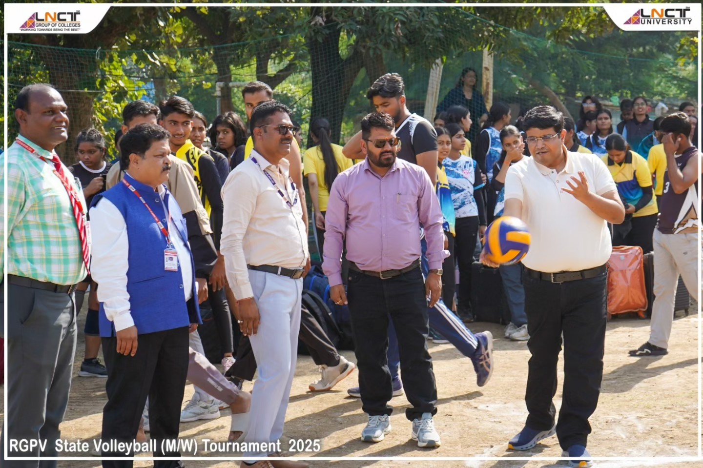 एलएनसीटी में आरजीपीवी राज्य स्तरीय वॉलीबॉल शुरू 1