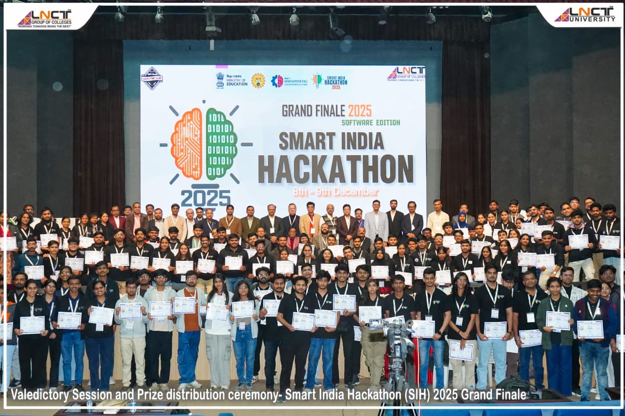 Glimpses From The Smart India Hackathon 2025 At LNCT Group Of Colleges ...