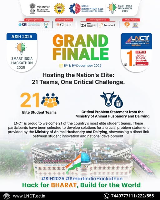 Proud to host India’s brightest innovators at LNCT! 1