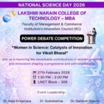 The Institution’s Innovation Council (IIC), LNCT MBA 4