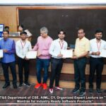 Department of CSE, AIML & CY, LNCT&S successfully organized an Expert Lecture 5