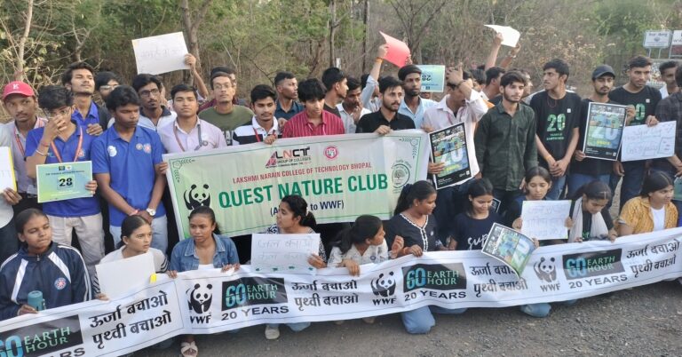 WWF- MP & CG स्टेट ऑफिस द्वारा द्वारा Walkathon का आयोजन हुआ 1