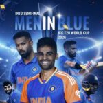 Congratulations to the India national cricket team for storming into the semifinals of the ICC Men's T20 World Cup. 5