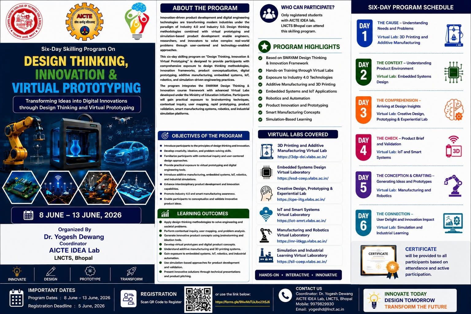 Design Thinking Innovation And Virtual Prototyping Program Inaugurated ...