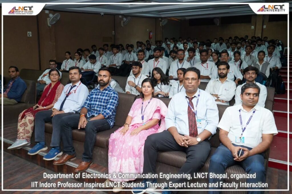 IIT Indore Professor Delivers Expert Lecture on Time Frequency Analysis at LNCT 26