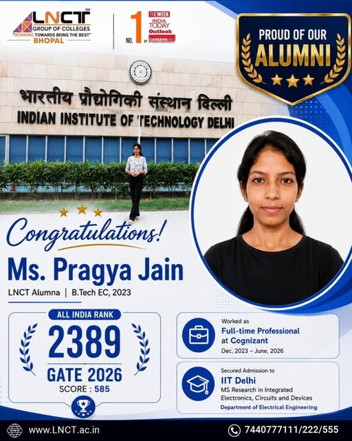 Congratulations, Ms. Pragya Jain! 1