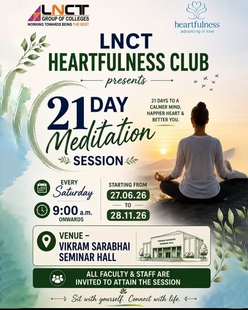 Join the 21-Day Meditation Session with LNCT Heartfulness Club | Cultivate Mindfulness & Inner Peace 1