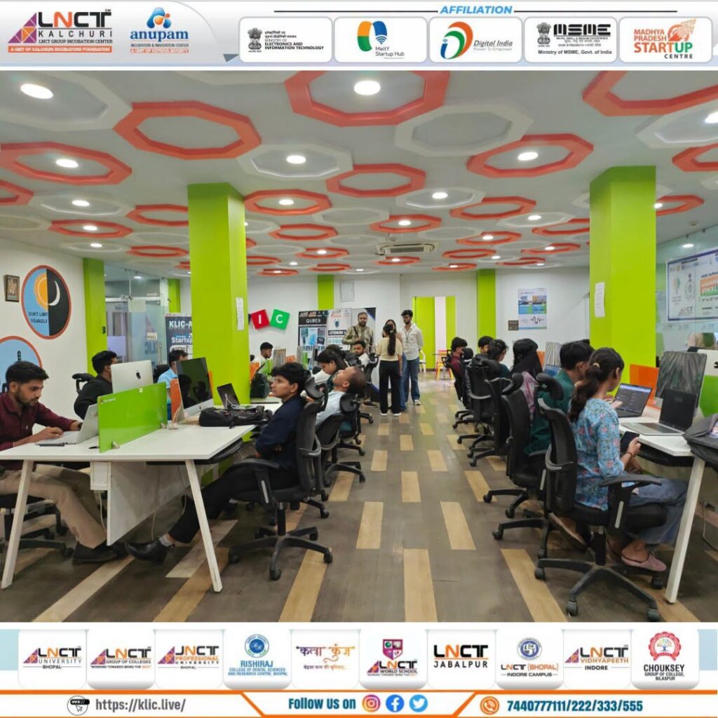 MSME Idea Hackathon 6.0 Evaluation Round Successfully Conducted at KLIC, LNCT Group 1
