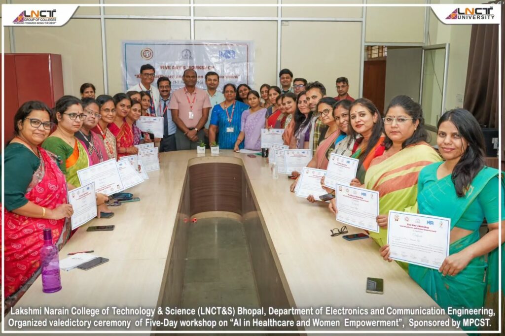 Valedictory Ceremony of Five-Day Workshop on “AI in Healthcare and Women Empowerment” 1