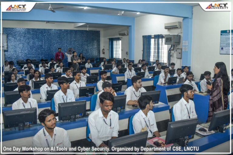 AI & Cyber Security Workshop Successfully Organised at LNCT University, Bhopal 1