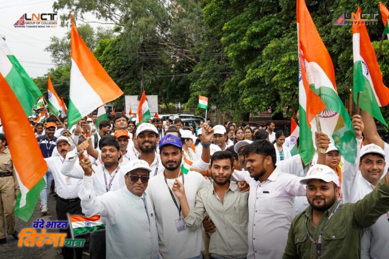 एलएनसीटी ग्रुप की भव्य ‘वंदे भारत तिरंगा यात्रा’ में 7,000+ छात्र-छात्राओं, शिक्षकों एवं कर्मचारियों ने उत्साह के साथ सहभागिता की 4