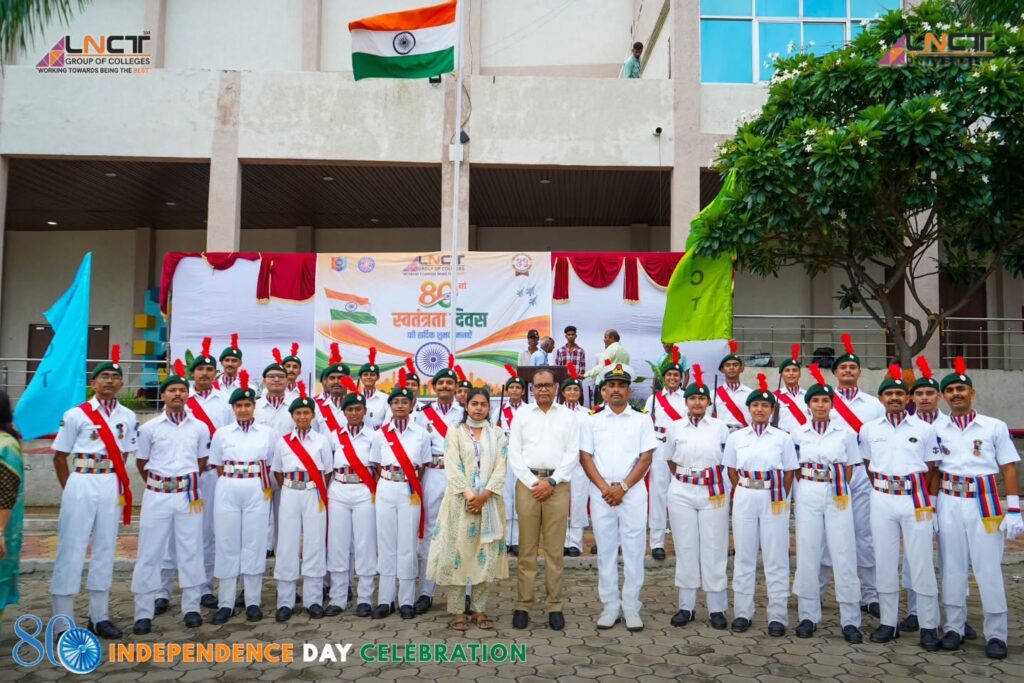 LNCT Group of Colleges proudly celebrated the 80th Independence Day 3