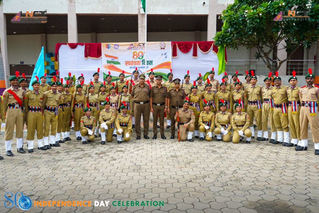 LNCT Group of Colleges proudly celebrated the 80th Independence Day 2