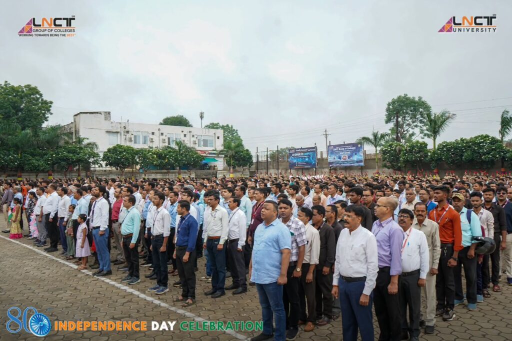 LNCT Group of Colleges proudly celebrated the 80th Independence Day 5