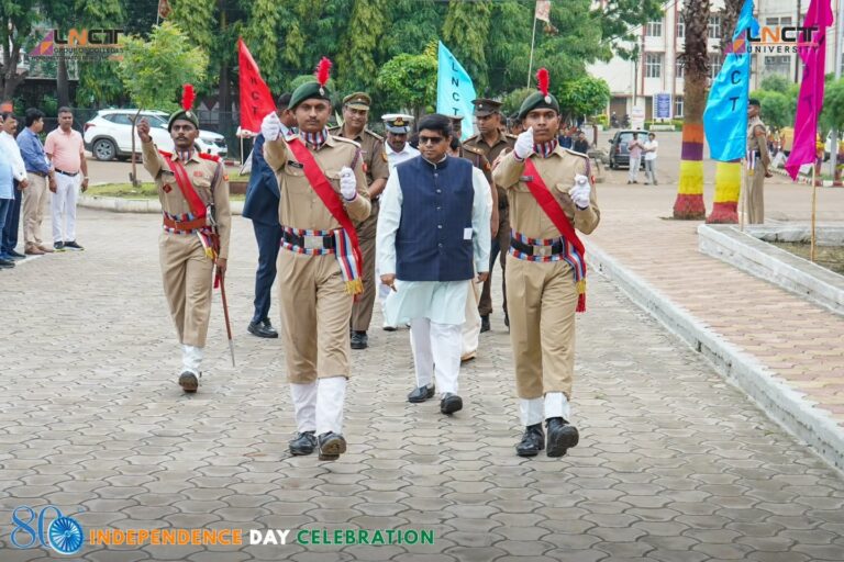 LNCT Group of Colleges proudly celebrated the 80th Independence Day 1