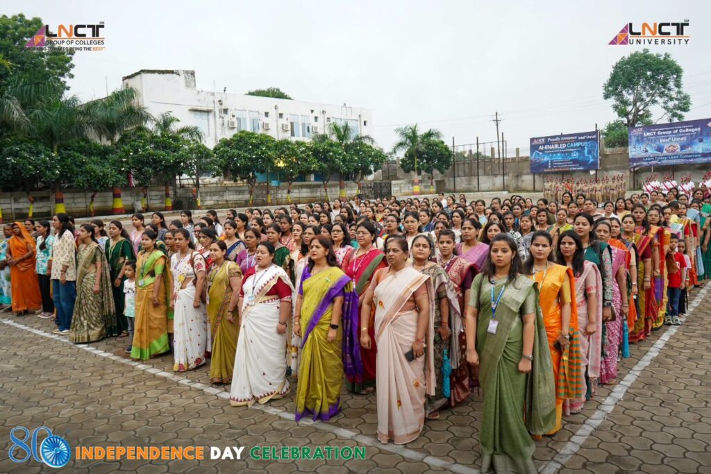LNCT Group of Colleges proudly celebrated the 80th Independence Day 6