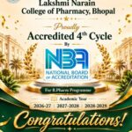 Celebrating 4th Consecutive NBA Accreditation for the B.Pharm Programme 6