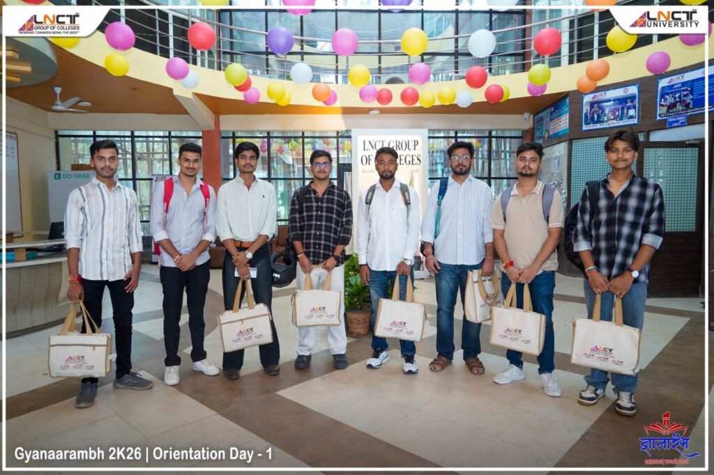 A great start to a new journey! Day 1 of Orientation 2026 at LNCT University and LNCT Group of Colleges 12