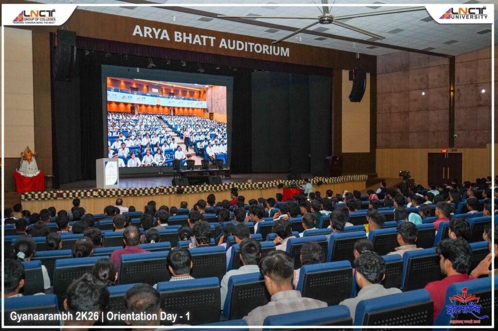 A great start to a new journey! Day 1 of Orientation 2026 at LNCT University and LNCT Group of Colleges 3